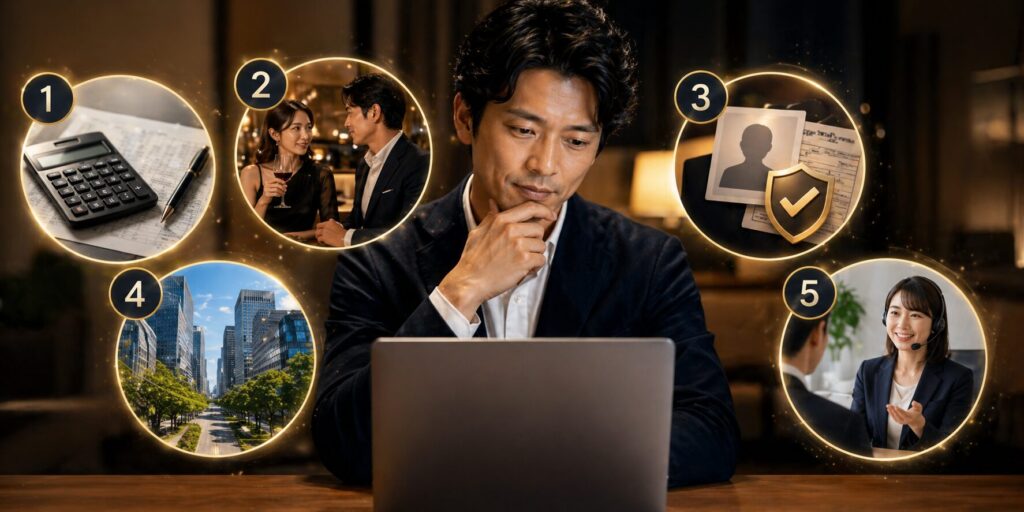 交際クラブを選ぶときに確認したい５つのポイント